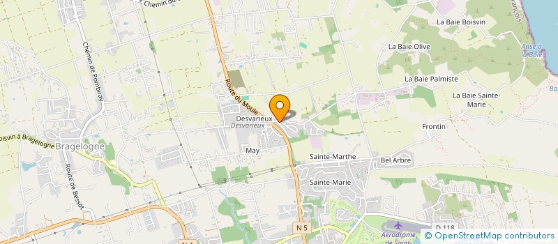 localisation de l'entreprise KARIBEA ESPACE VERT  SAINT-FRANCOIS