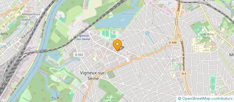 localisation de l'entreprise KARIBEA-SAB BEAUTY CONCEPT  VIGNEUX-SUR-SEINE