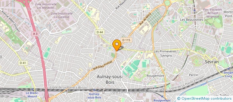 localisation de l'entreprise KARIBEAN EVENTS à AULNAY-SOUS-BOIS