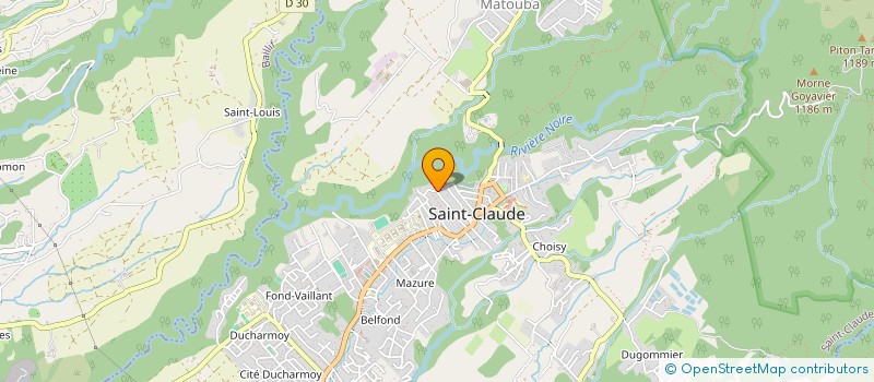 localisation de l'entreprise KARIBOA à SAINT-CLAUDE