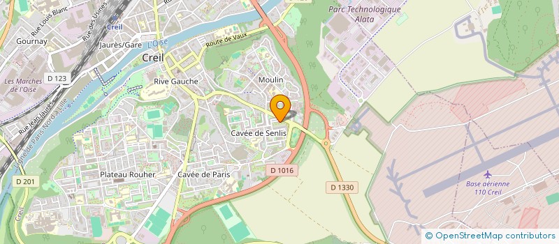 localisation de l'entreprise KARIBOU  CREIL