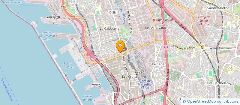 localisation de l'entreprise KARIBOU SERVICES à MARSEILLE