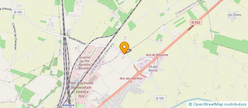 localisation de l'entreprise KARIBU à SAINT-PERAY