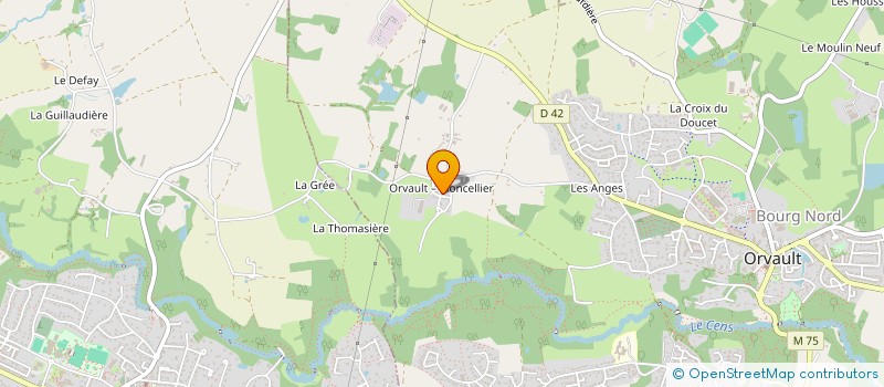 localisation de l'entreprise KARIDI à ORVAULT