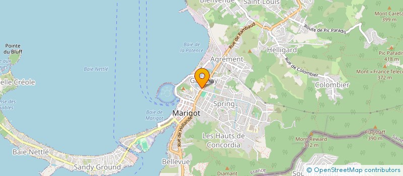 localisation de l'entreprise KARIDIS à SAINT-MARTIN