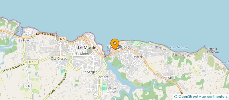 localisation de l'entreprise KARIFA KARAIBES à LE MOULE