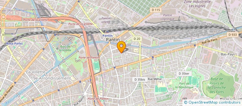 localisation de l'entreprise KARILLON BIS  PANTIN