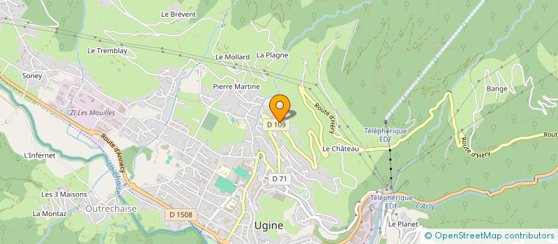 localisation de l'entreprise KARIM INDIVISION  UGINE