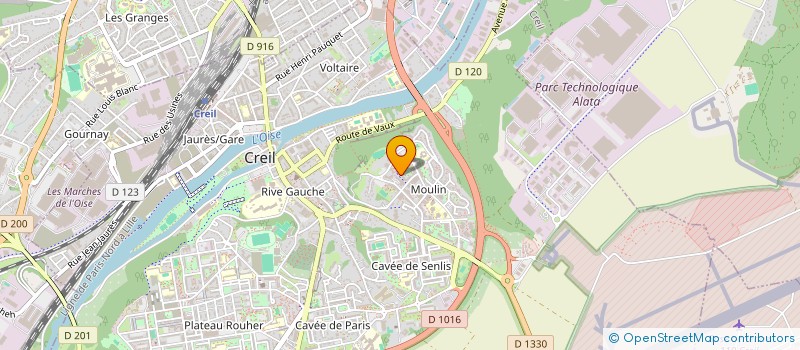 localisation de l'entreprise KARIMA  CREIL