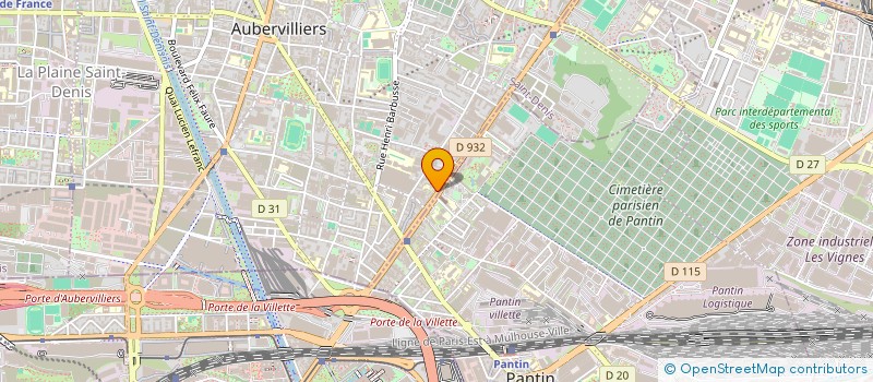 localisation de l'entreprise KARIMI à MONTREUIL
