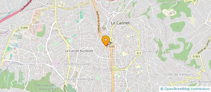 localisation de l'entreprise KARINA à LE CANNET