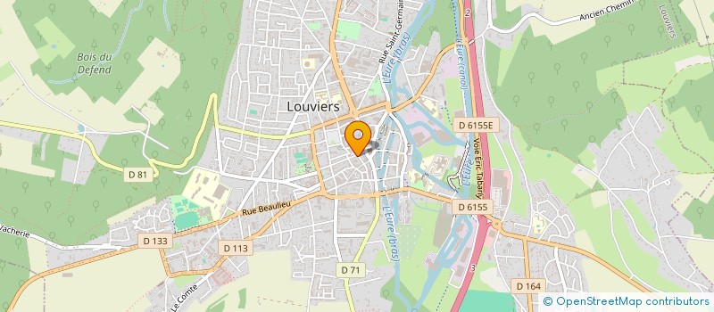 localisation de l'entreprise KARINA à LOUVIERS