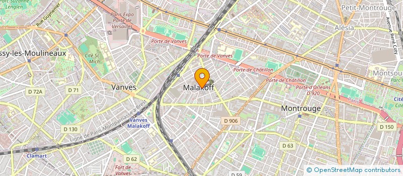 localisation de l'entreprise KARINA  MALAKOFF