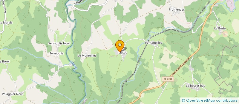 localisation de l'entreprise KARINE FINET  USSON-EN-FOREZ