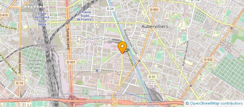 localisation de l'entreprise KARINE FRANCE  AUBERVILLIERS