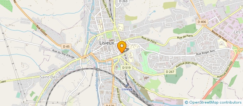 localisation de l'entreprise KARINE HESRY à LISIEUX