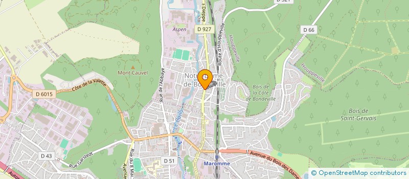 localisation de l'entreprise KARINE IMMO  NOTRE-DAME-DE-BONDEVILLE