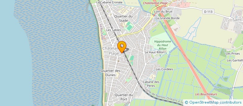 localisation de l'entreprise KARINE-LOUISE à CHATELAILLON-PLAGE