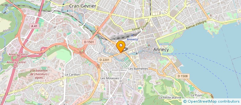 localisation de l'entreprise KARINE SEYSSEL CONCEPTRICE D'INTERIEUR à ANNECY