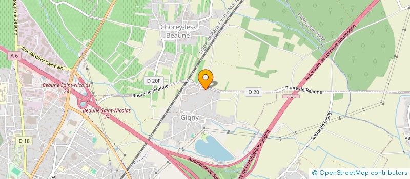 localisation de l'entreprise KARINET à BEAUNE
