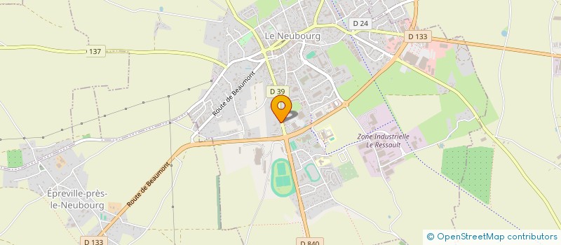 localisation de l'entreprise KARIOLI  LE NEUBOURG