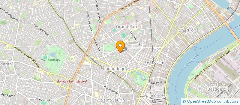localisation de l'entreprise KARIS à BORDEAUX