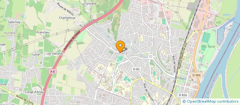 localisation de l'entreprise KARISMA à MACON
