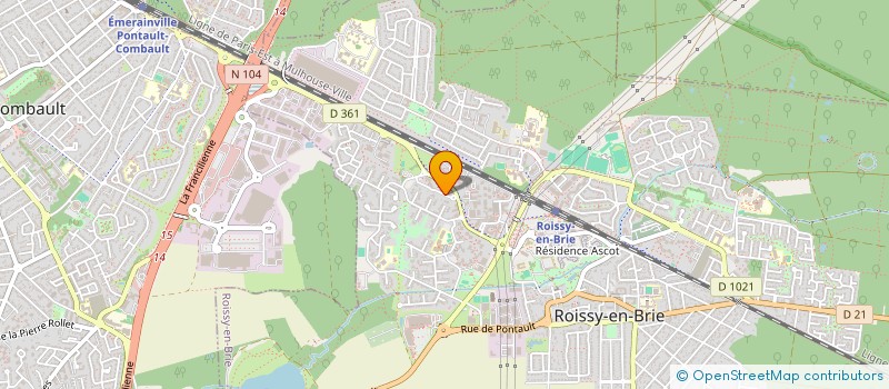 localisation de l'entreprise KARISMATIK à ROISSY EN BRIE