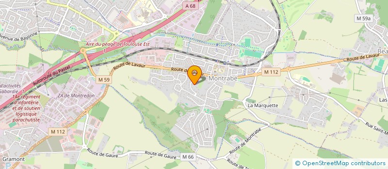 localisation de l'entreprise KARITEX SARL  MONTRABE