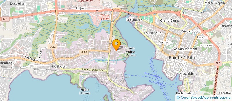 localisation de l'entreprise KARITRADE LOGISTIQUE à BAIE-MAHAULT