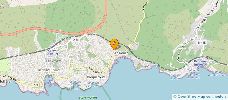 localisation de l'entreprise KARIYOGA à CARRY-LE-ROUET