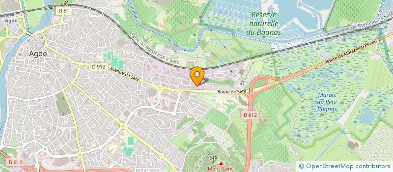 localisation de l'entreprise KARJO  AGDE
