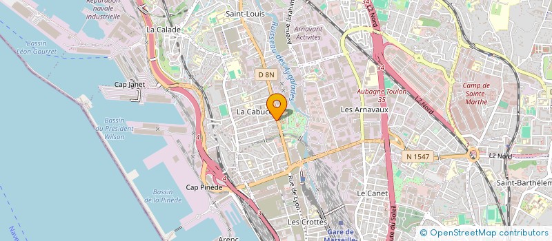 localisation de l'entreprise KARKAR GLASS à MARSEILLE