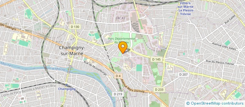 localisation de l'entreprise KARKEL à CHAMPIGNY-SUR-MARNE