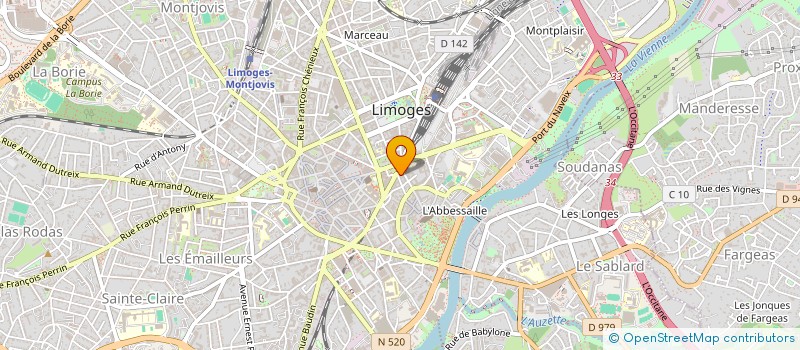 localisation de l'entreprise KARL à LIMOGES