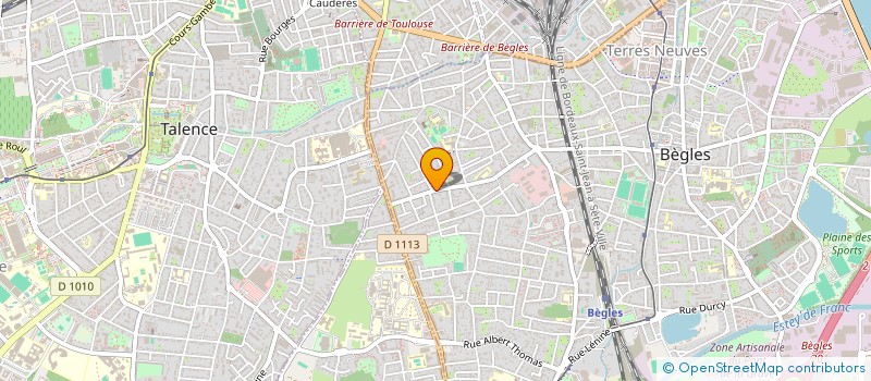 localisation de l'entreprise KARL à BEGLES