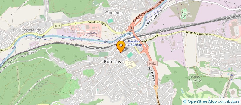 localisation de l'entreprise KARL  ROMBAS