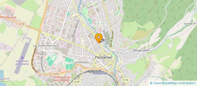 localisation de l'entreprise KARL BLAISE à PONTARLIER