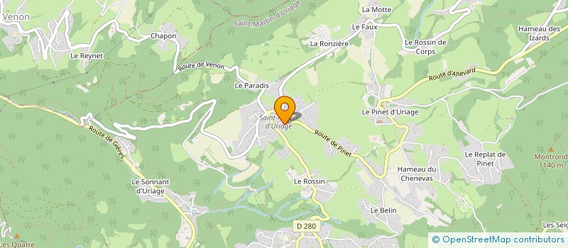 localisation de l'entreprise KARL ET VALENTINA GIGOGNE  SAINT-MARTIN-D'URIAGE