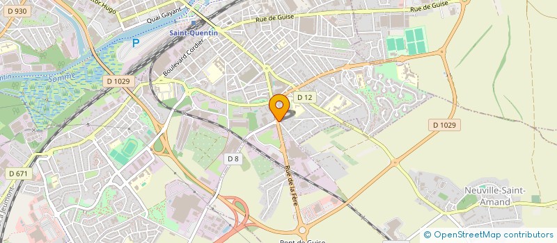 localisation de l'entreprise KARL INVEST à SAINT-QUENTIN