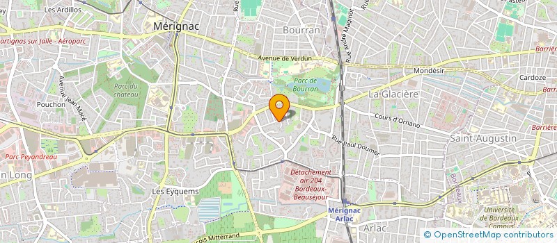 localisation de l'entreprise KARL & MAX  MERIGNAC