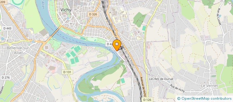 localisation de l'entreprise KARL STORZ SERVICE FRANCE à VICHY