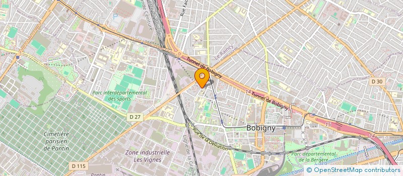 localisation de l'entreprise KARLA-MARIE PRODUCTION  BOBIGNY