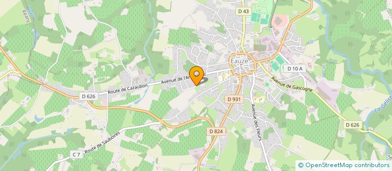 localisation de l'entreprise KARLAU  EAUZE