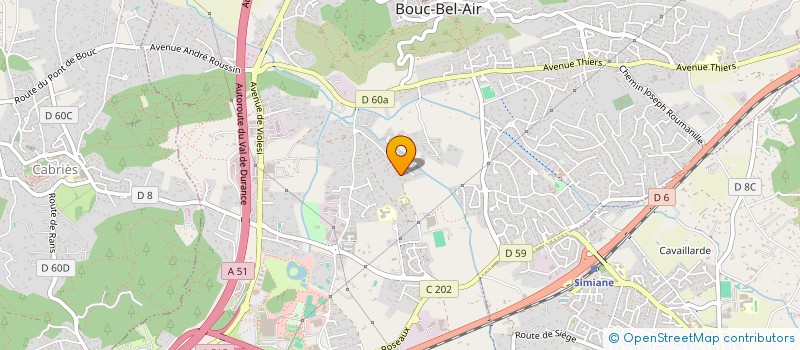 localisation de l'entreprise KARLE  BOUC-BEL-AIR