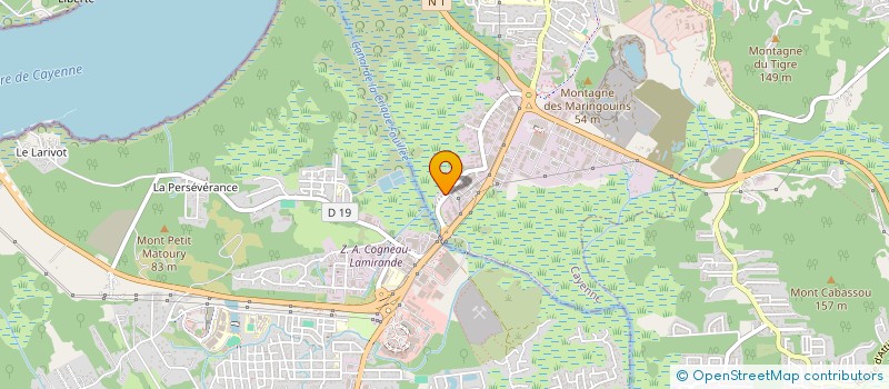 localisation de l'entreprise KARLIS IMPORT/EXPORT  CAYENNE