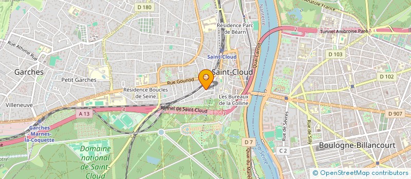 localisation de l'entreprise KARLITO INVEST à SAINT-CLOUD