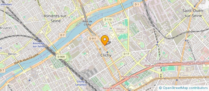 localisation de l'entreprise KARLITOE à CLICHY