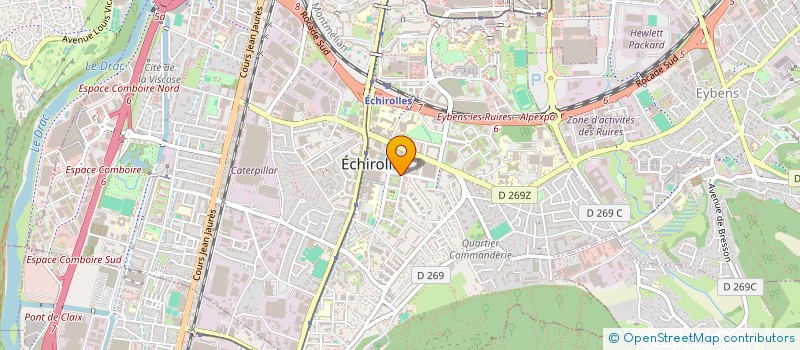 localisation de l'entreprise KARLY'S  ECHIROLLES