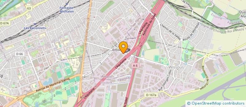 localisation de l'entreprise KARMA à ANTONY
